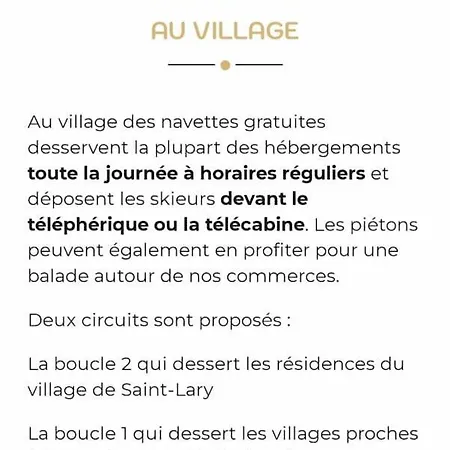 Apartamento T2 Saint-lary-soulan- Aure *